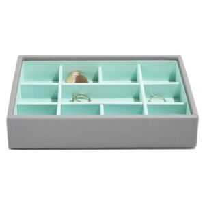 Box na šperky Stackers Grey Mint Mini 11 | tyrkysová