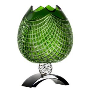 Váza Quadrus, barva zelená, výška 316 mm
