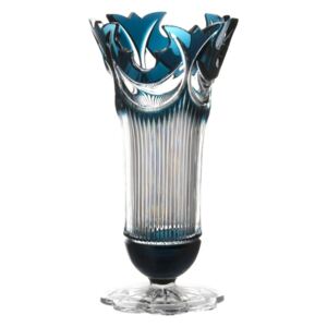 Váza Diadem, barva azurová, výška 280 mm
