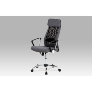 Kancelářská židle šedá KA-E302 GREY