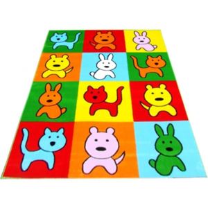 Kusový koberec dětský JE0150 - Psi a kočky 2 - 100x200 cm