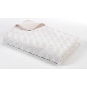 Baby Dan Dětská oboustranná deka double fleece, 75x100 cm - bílá