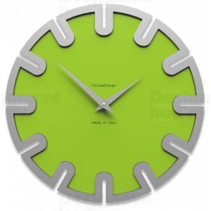 CalleaDesign 10-017 Roland zelené jablko-76 35cm nástěnné hodiny