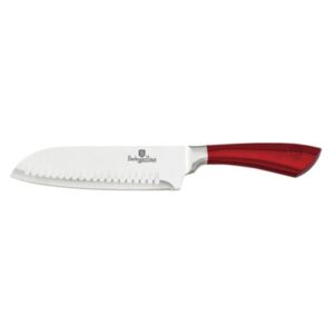 Berlingerhaus nůž Santoku 17,5 cm burgundy červená BH-2324