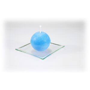 BDK-GLASS Svíčka koule 6cm - modrá