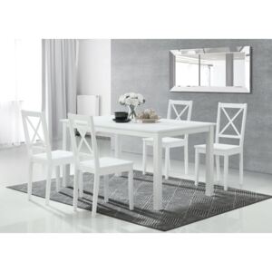 CASARREDO Jídelní stůl STILO 110x70 cm bílý