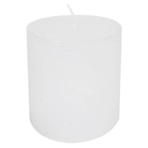 Bílá nevonná svíčka Xl válec - Ø 10*15cm