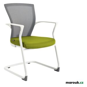 Jednací kancelářská židle Office Pro MERENS WHITE MEETING — více barev Zelená BI 203