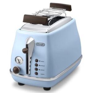 DeLonghi CTOV 2103 AZ Icona Vintage / topinkovač / 900 W / 4 funkce / modrá (CTOV2103AZ)