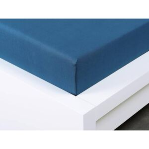 XPOSE® Jersey prostěradlo Exclusive dvoulůžko - tmavě modrá 140x200 cm