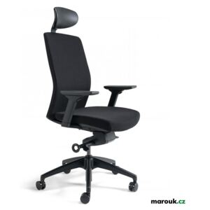 Kancelářská ergonomická židle Office Pro J2 SP — více barev, s podhlavníkem Černá 201