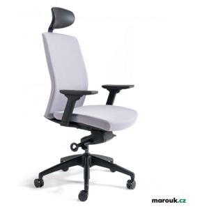 Kancelářská ergonomická židle Office Pro J2 SP — více barev, s podhlavníkem Šedá 206