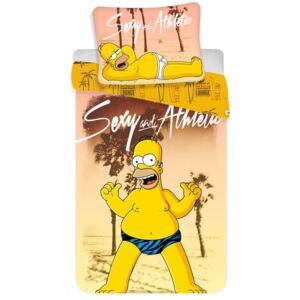 Bavlněné povlečení Simpsons Homer beach