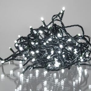 Světelný řetěz 120 LED, 12 + 5 m, chladné bílé světlo