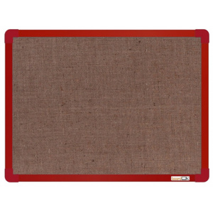Textilní nástěnka 60x45 (AL rám červený)