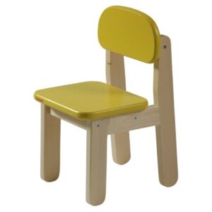 Gazel Dětská židle PUPPI - ŽLUTÁ smrk