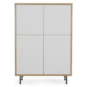 Bílá skříň Tenzo Flow, 111 x 153 cm