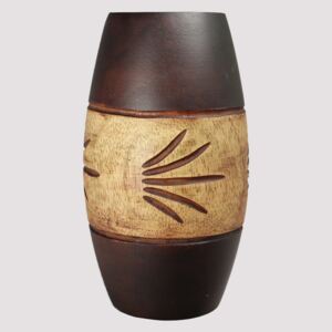 Dřevěná váza 15,5 cm Thajsko