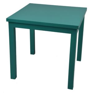 Vingo Dřevěný stolek zelený Rozměry (cm): 34 x 34, v. 36