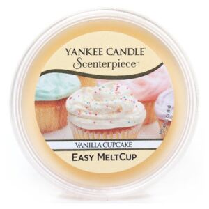 Yankee Candle - Scenterpiece vosk Vanilla Cupcake (Vanilkový košíček) 61g (Bohaté krémové aroma vanilkových košíčků se špetkou citrónu a spoustou máslové pěny. S čistými přírodními výtažky.)