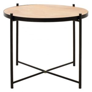 Konferenční stolek Verdel (dub, černá)
