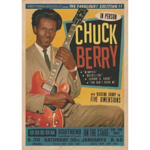 Plakát, Obraz - Chuck Berry at the Odeon - Southend, (59.4 x 84.1 cm)