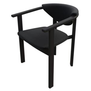 Židle JK27, Barva dřeva: wenge, Potah: ekokůže Soft 011