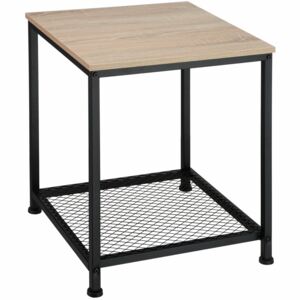 Tectake 404207 odkládací stolek derby - industrial světlé dřevo
