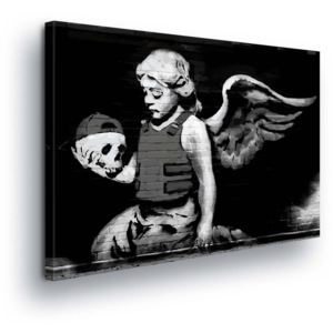 Obraz na plátně - Black Angel 100x75 cm
