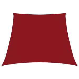 Stínící plachta oxfordská látka lichoběžníková 4/5x3 m červená