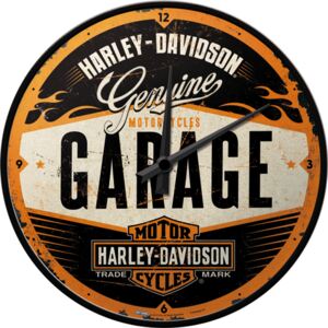 Nostalgic Art Nástěnné hodiny - Harley-Davidson Garage