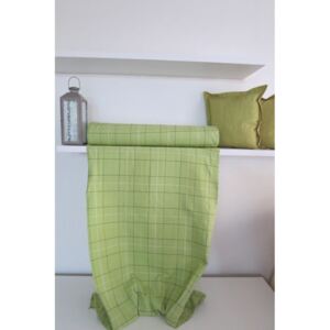 Indická bavlna tkaná UNI zelená, Velikost Š.150 cm