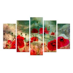 Vícedílný obraz Poppy Seed, 110 x 60 cm