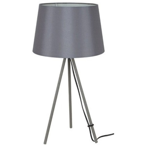 Solight stolní lampa Milano Tripod, trojnožka, 56 cm, E27 šedá