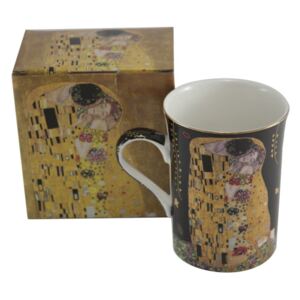 Porcelánový hrnek HOME ELEMENTS Klimt Nuit, 300 ml