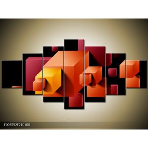 Obraz oranžových krychlí (F005552F210100)
