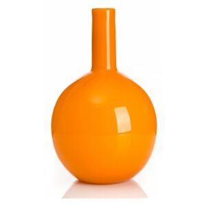 Skleněná váza Retro oranžová