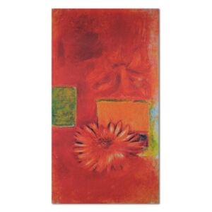 Obraz CARO - Red Flower - Abstraction 30x40 cm