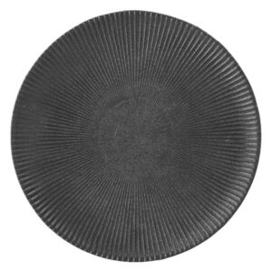 Kameninový dezertní talíř 23 cm NERI Bloomingville - černý