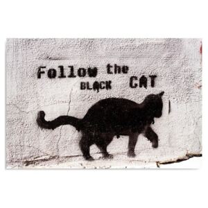 Obraz CARO - Black Cat 100x70 cm