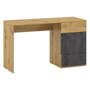 Psací stůl ERIDAN dub artisan / šedý beton Tempo Kondela