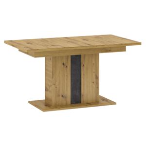 Jídelní rozkládací stůl ERIDAN dub artisan / šedý beton Tempo Kondela