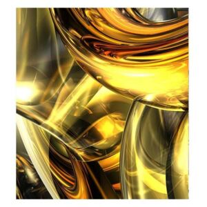 Vliesové fototapety na zeď Zlatý abstrakt | MS-3-0291 | 225x250 cm