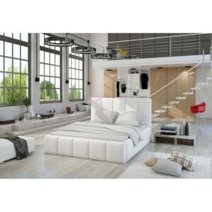 Čalouněná postel HEDVIKA + Matrace s roštem DONA 180x200, 180x200, soft17
