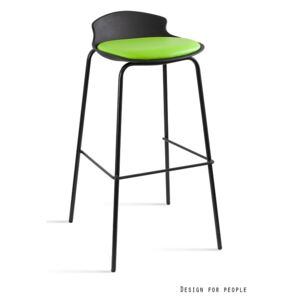 Barová židle Duke černá zelená