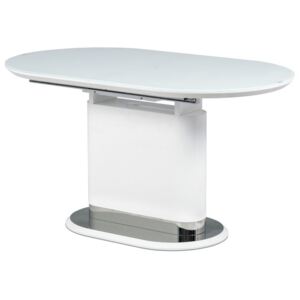 Jídelní stůl CARTER bílá/sklo