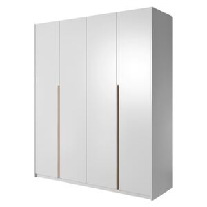 Laski Šatní skříň Xelo Barva: Bílá, Šířka: 185 cm, Doplňky: Bez rámu a LED