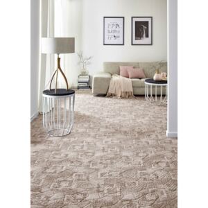 Metrážový koberec BOSSANOVA braz - 400 cm