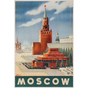 Plechová cedule Moscow