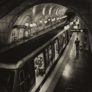 Umělecká fotografie The last metro, Thomas Siegel